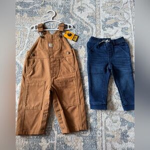 Carhartt Tan Kids Overalls